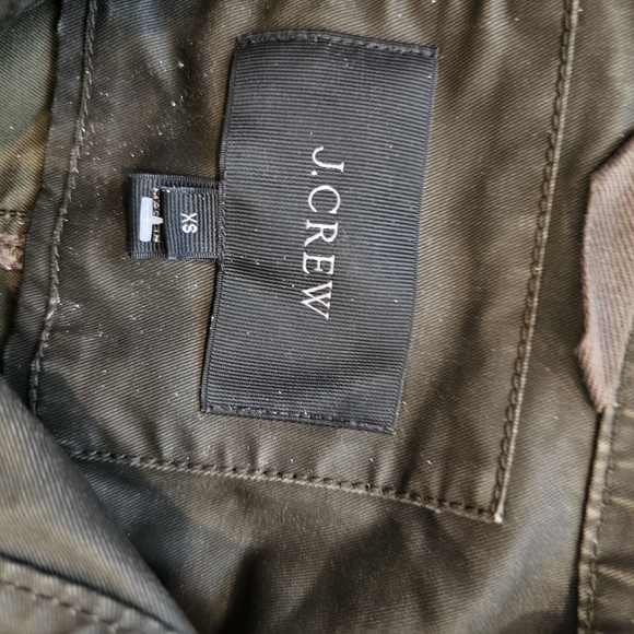 J. Crew Dee Olive Resin-coated twill jacket - Picture 8 of 8